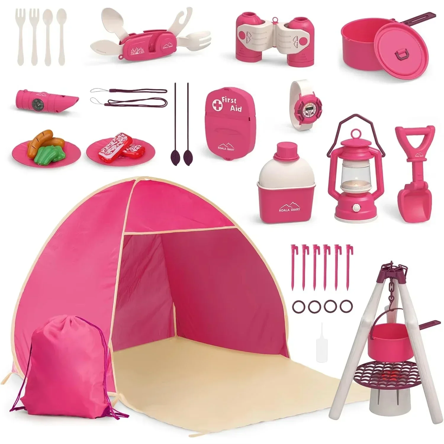Outdoor Adventure Kit For Kids - ‌ ชุดของเล่นสำรวจธรรมชาติกลางแจ้งสำหรับเด็ก อุปกรณ์เล่นทรายชายหาด ชุดสำรวจแคมป์ปิ้ง ผจญภัยริมชายฝั่ง ‌