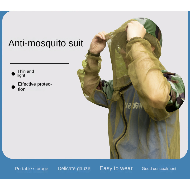 ชุดกันยุงสำหรับตกปลาในป่า ชุดต - Outdoor Adventure Outfit บทวิจารณ์และราคา