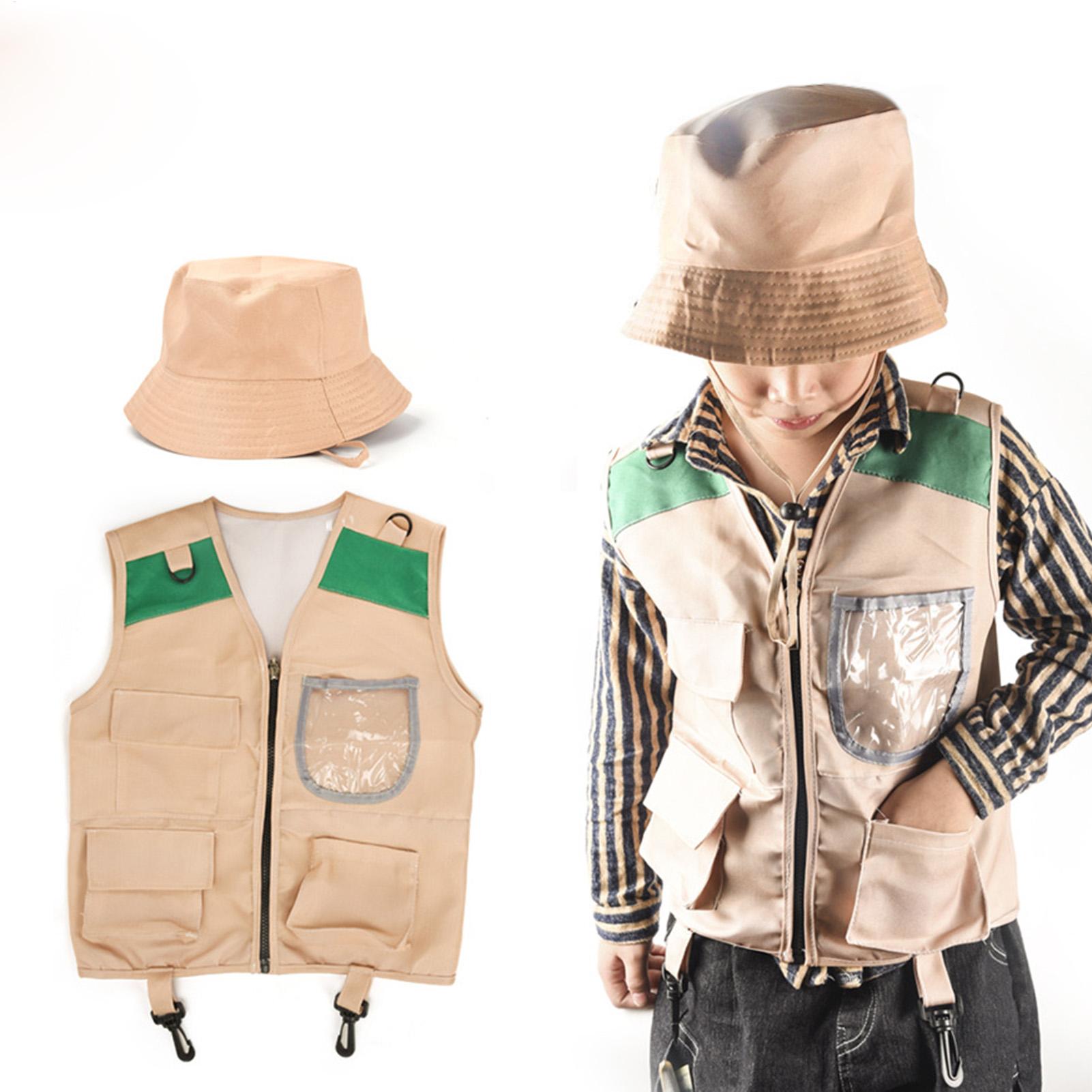 ชุดหมวกและเสื้อกั๊กนักสำรวจสำห - Outdoor Adventure Outfit บทวิจารณ์และราคา