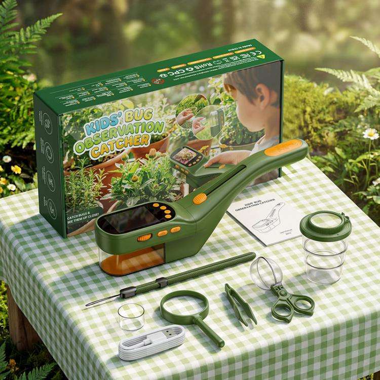 กล้องจุลทรรศน์พลาสติกสำหรับเด็ - Outdoor Adventure Kit For Kids บทวิจารณ์และราคา